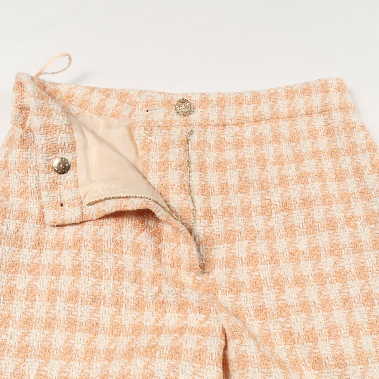 Chanel Pants Here Mark Button P74855v66438 Cotton Pants Ladies Unused