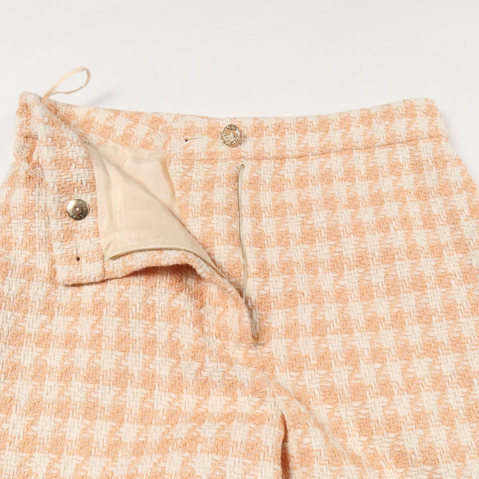 Chanel Pants Here Mark Button P74855v66438 Cotton Pants Ladies Unused