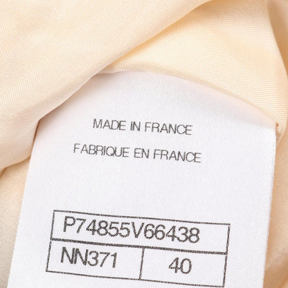 Chanel Pants Here Mark Button P74855v66438 Cotton Pants Ladies Unused