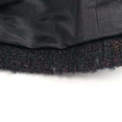 Chanel Skirt Here Mark Button Tweed P65321v61199 Wool Skirt Women's B