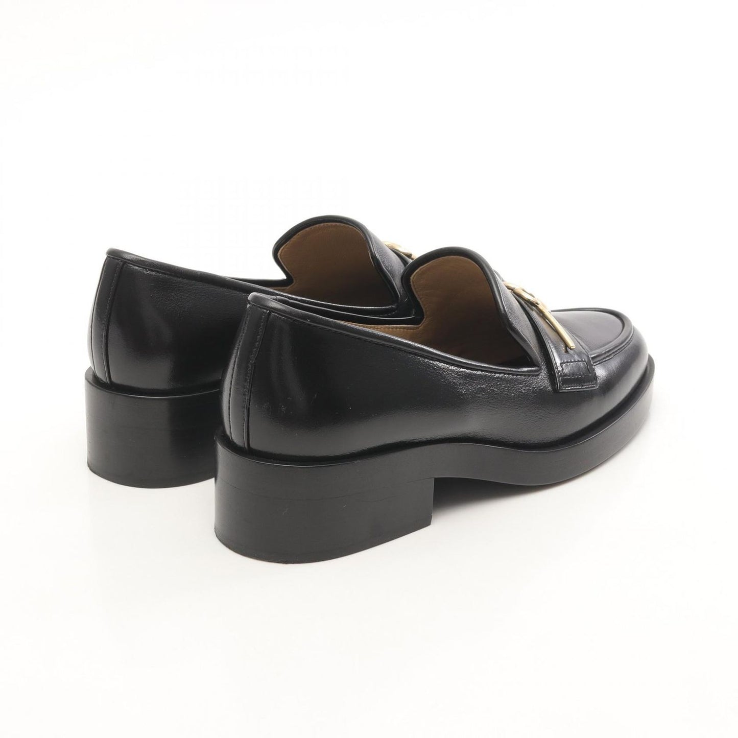 Chanel Loafers Cocomark Leather Loafers Women's a