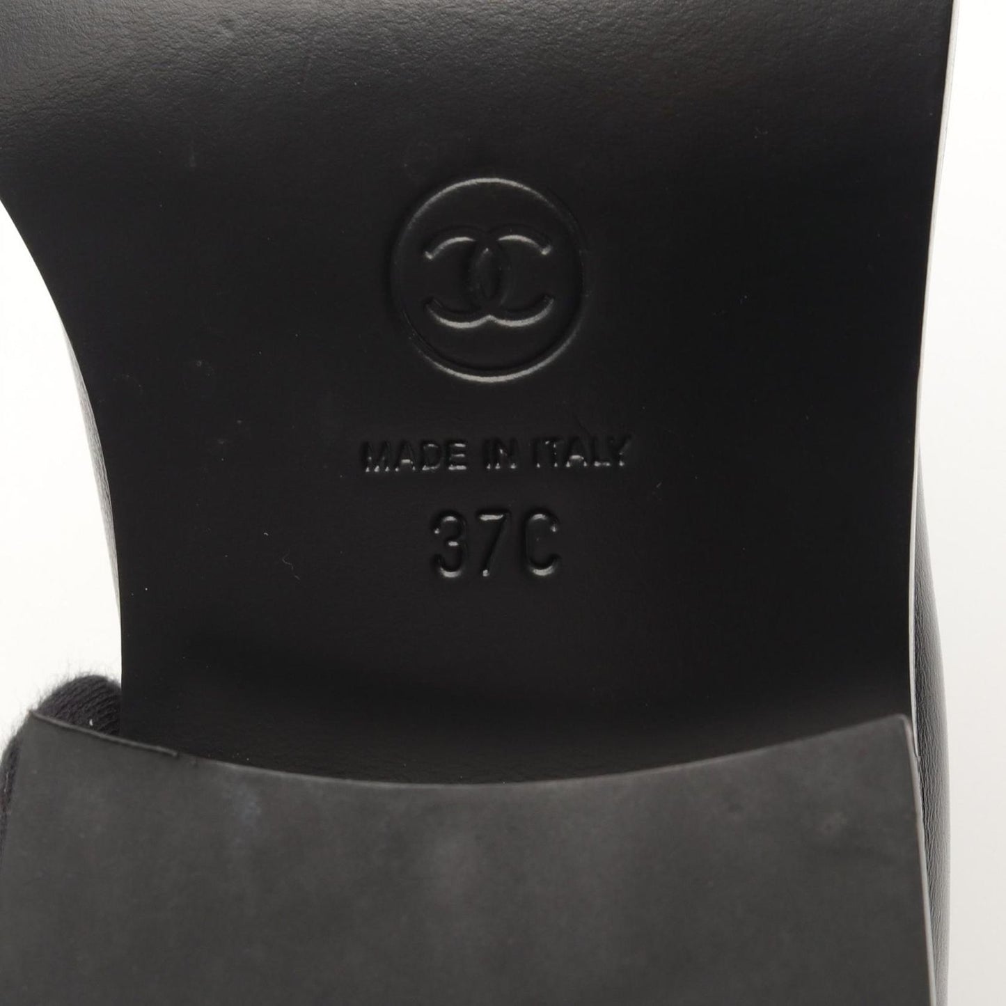 Chanel Loafers Cocomark Leather Loafers Women's a