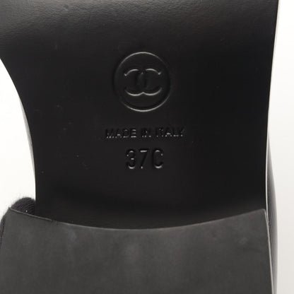 Chanel Loafers Cocomark Leather Loafers Women's a