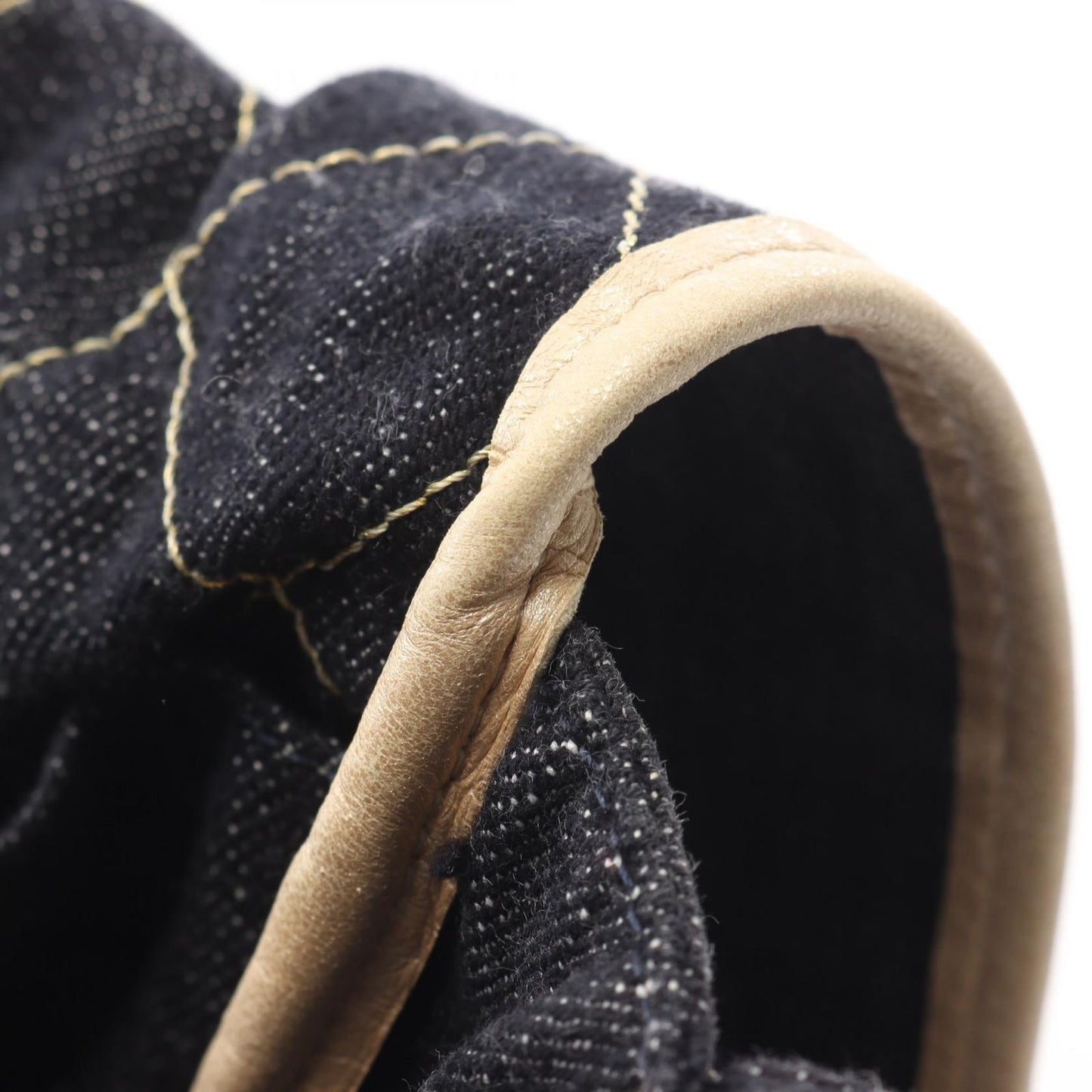 Chanel Tote Bag Spark Ring Denim Coco Mark Denim Blue Denim Spark Ring Denim