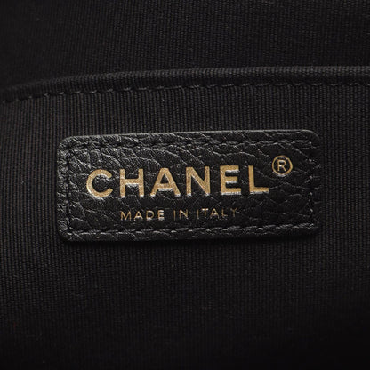 Chanel Shoulder Bag Maxi Flap Matelasse Black Leather Matelasse Maxi Flap Chain