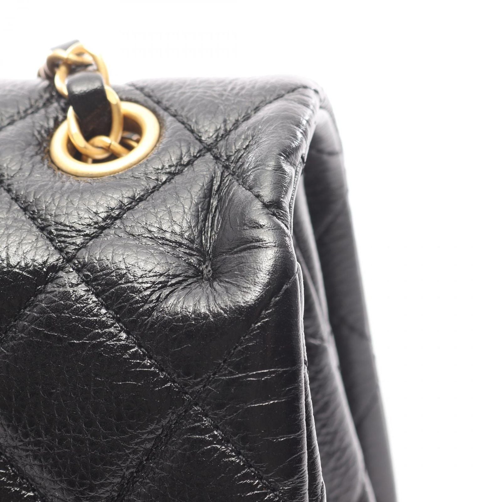 Chanel Shoulder Bag Maxi Flap Matelasse Black Leather Matelasse Maxi Flap Chain