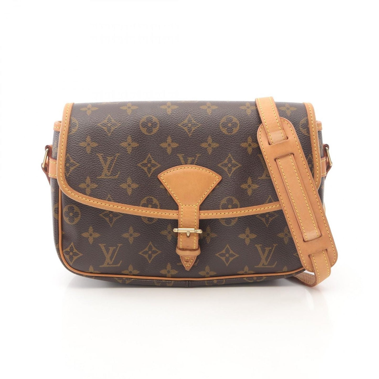 Louis Vuitton Shoulder Bag Sologne Monogram M42250 PVC Coated Canvas Leather