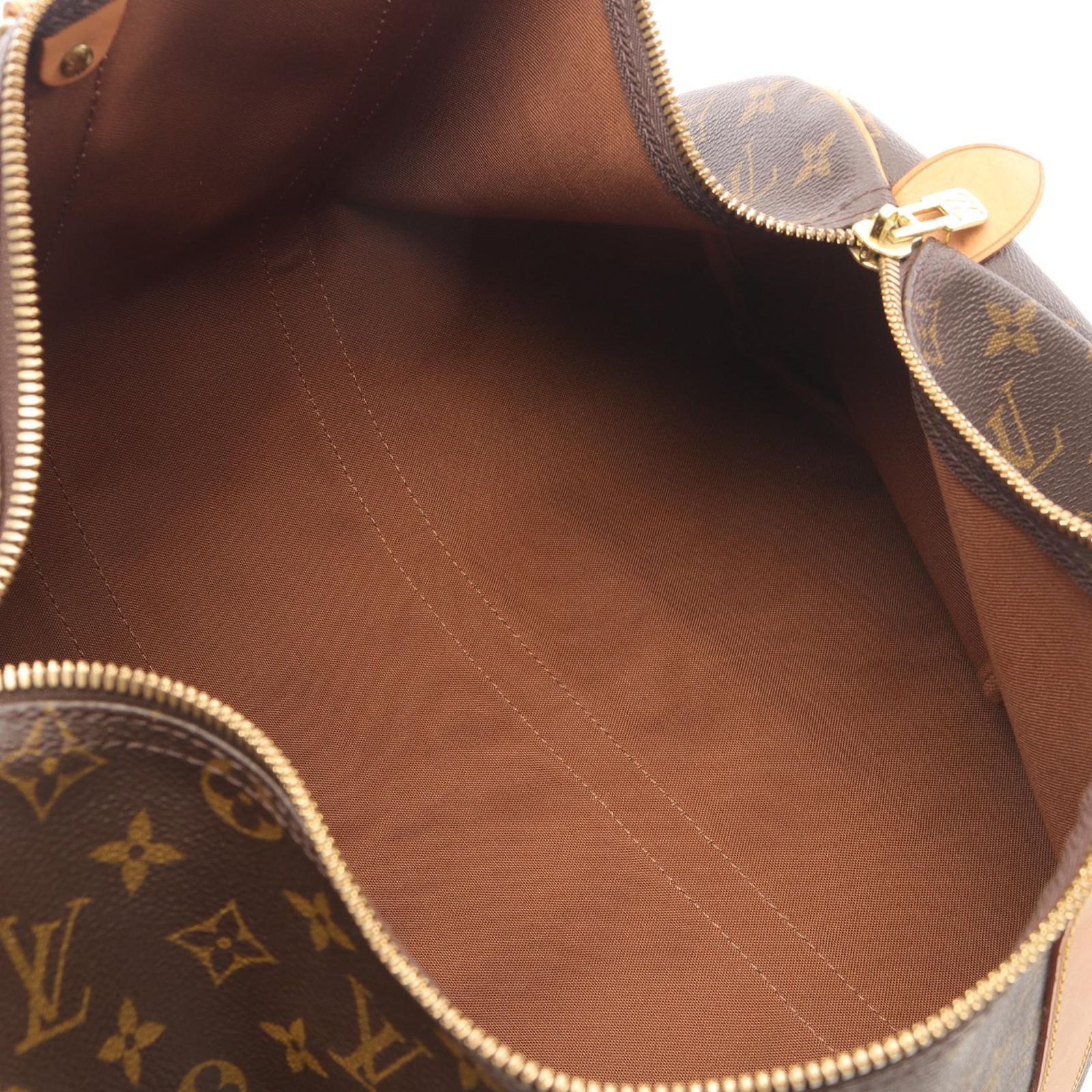 Louis Vuitton Boston Bag Keepall 45 Monogram M41428 PVC Coated Canvas Leather