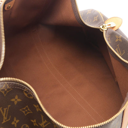 Louis Vuitton Boston Bag Keepall 45 Monogram M41428 PVC Coated Canvas Leather