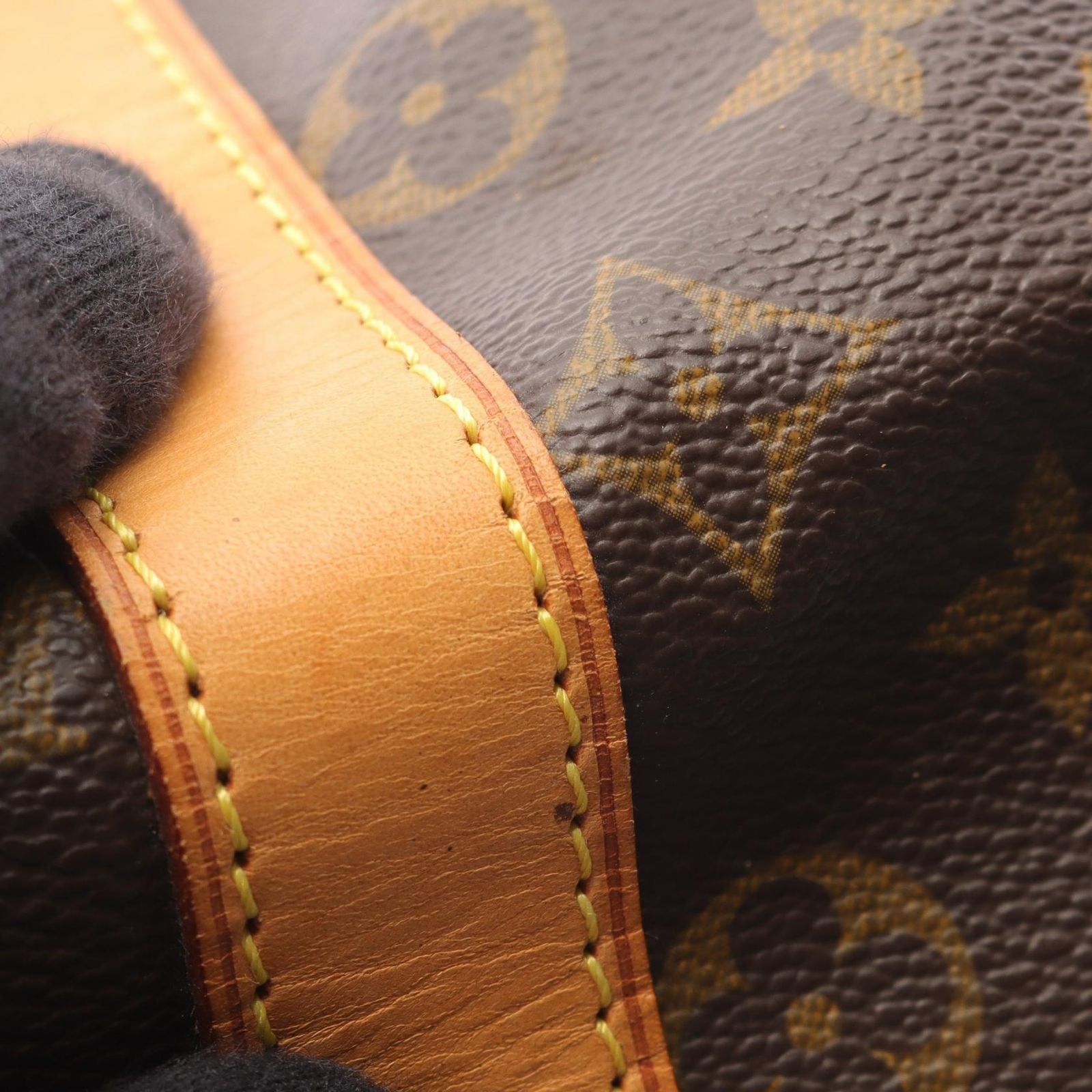 Louis Vuitton Boston Bag Keepall 45 Monogram M41428 PVC Coated Canvas Leather