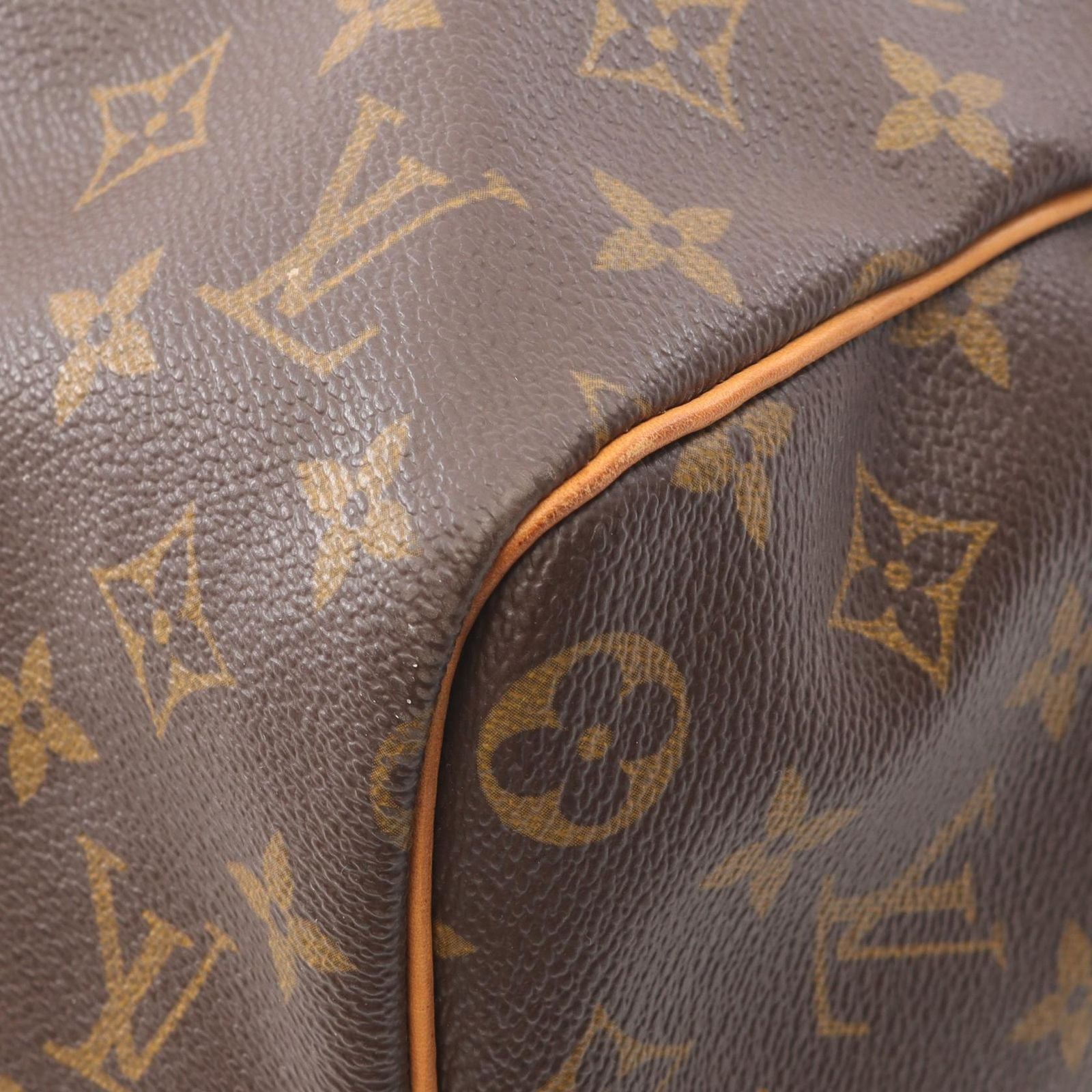 Louis Vuitton Boston Bag Keepall 45 Monogram M41428 PVC Coated Canvas Leather