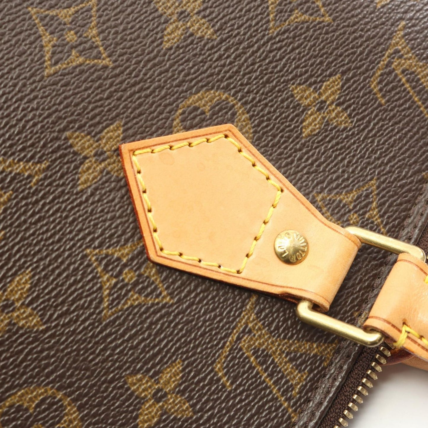 Louis Vuitton Handbag Alma PM Monogram M51130 PVC Coated Canvas Leather Alma