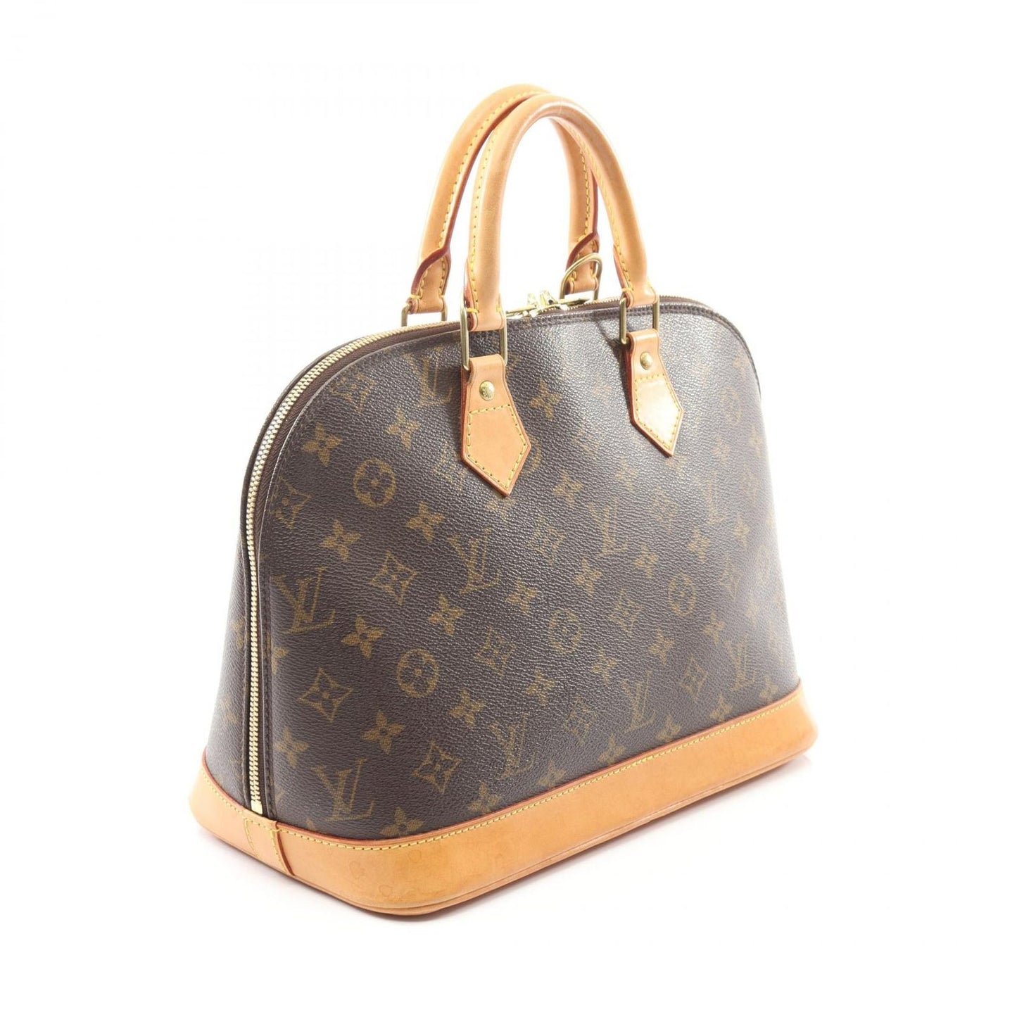 Louis Vuitton Handbag Alma PM Monogram M51130 PVC Coated Canvas Leather Alma