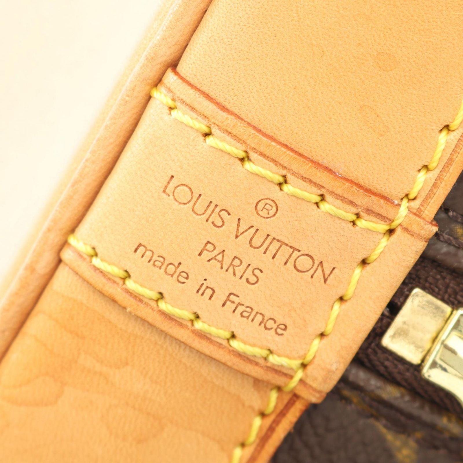 Louis Vuitton Handbag Alma PM Monogram M51130 PVC Coated Canvas Leather Alma