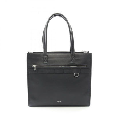 Dior Tote Bag Safari 1ess H224ymj Black Leather Safari Tote Bag Men's