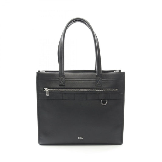 Dior Tote Bag Safari 1ess H224ymj Black Leather Safari Tote Bag Men's