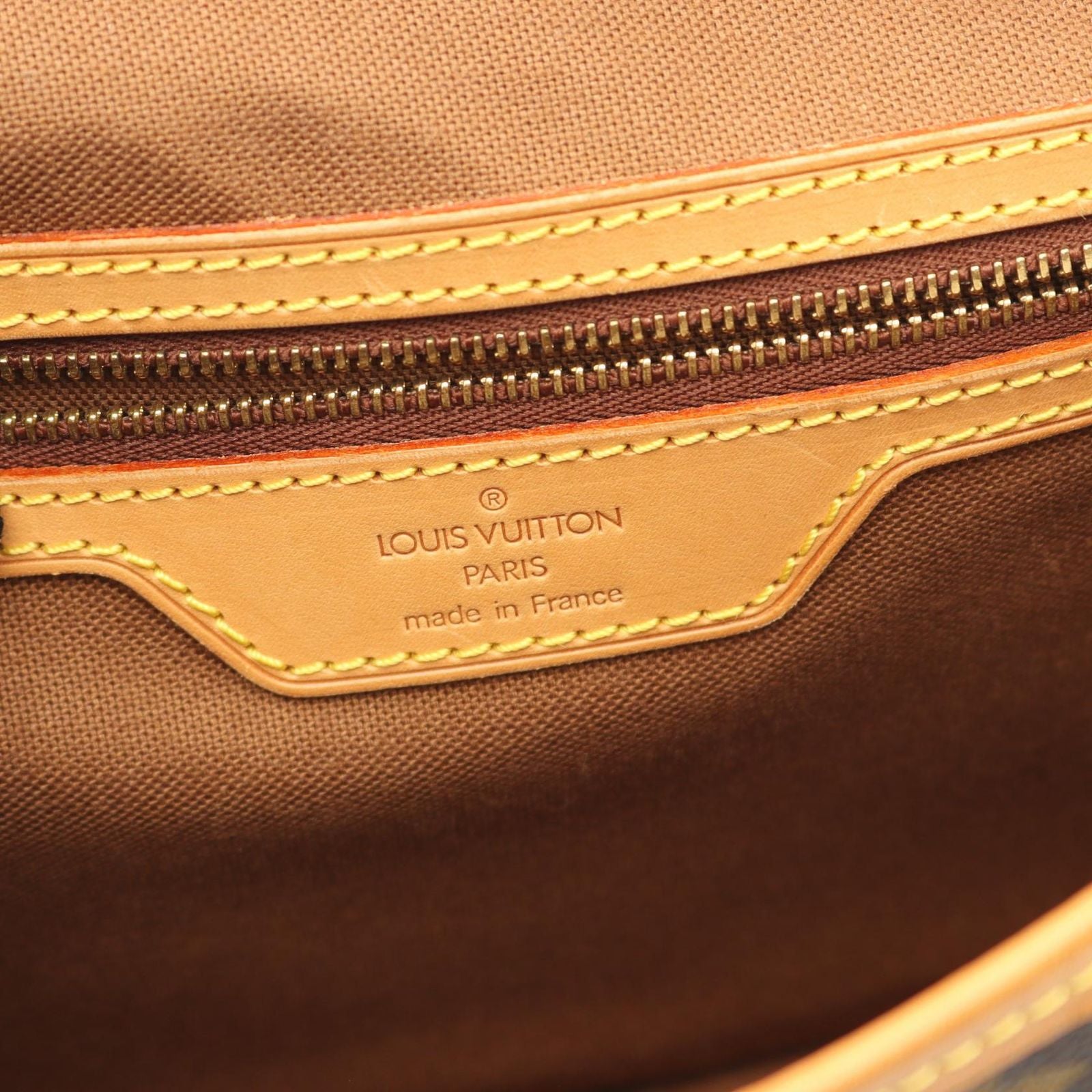 Louis Vuitton Shoulder Bag Sologne Monogram M42250 PVC Coated Canvas Leather