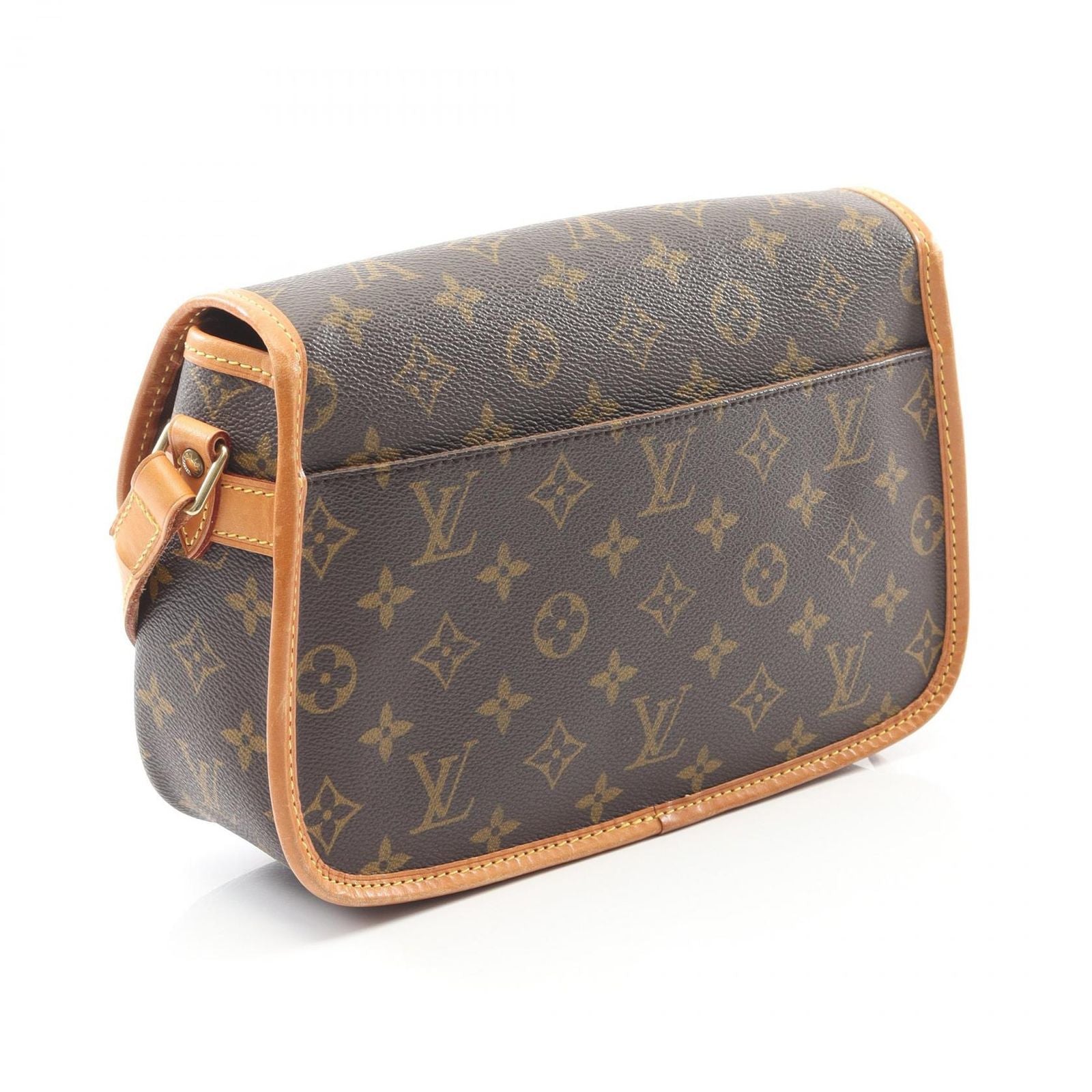 Louis Vuitton Shoulder Bag Sologne Monogram M42250 PVC Coated Canvas Leather