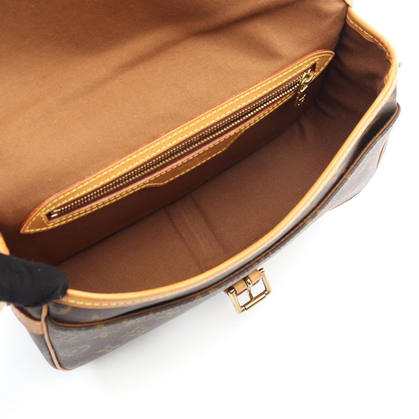 Louis Vuitton Shoulder Bag Sologne Monogram M42250 PVC Coated Canvas Leather