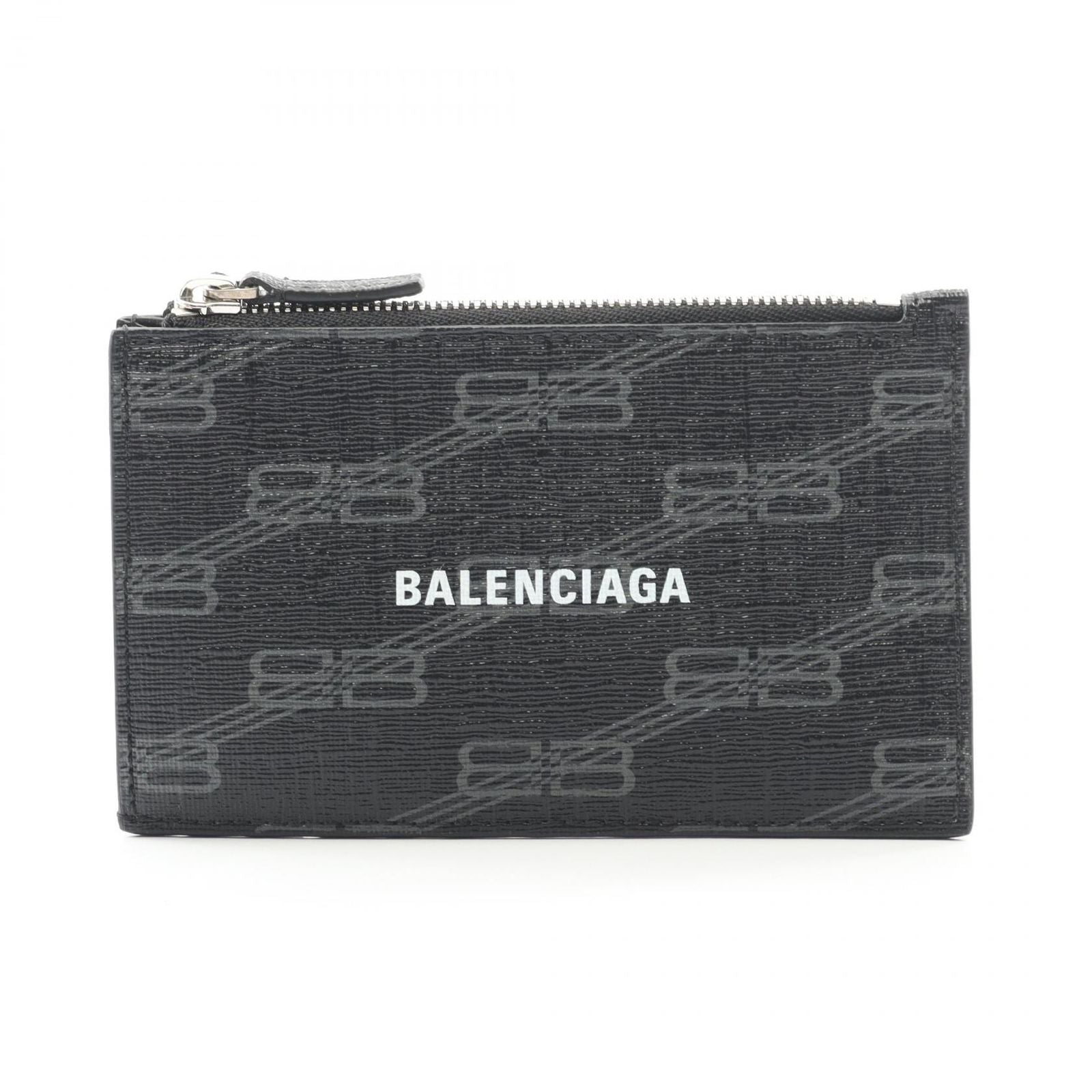 Balenciaga Coin Case Cash Black Others Bbmonogram Coin Card Holder