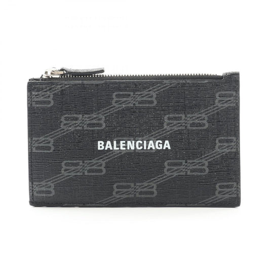 Balenciaga Coin Case Cash Black Others Bbmonogram Coin Card Holder