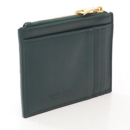 Bottega Veneta Coin Case Cassette Zipper 765460vcqc43049 Dark Green Leather