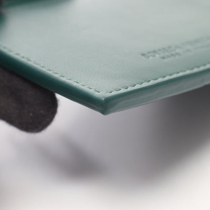 Bottega Veneta Coin Case Cassette Zipper 765460vcqc43049 Dark Green Leather