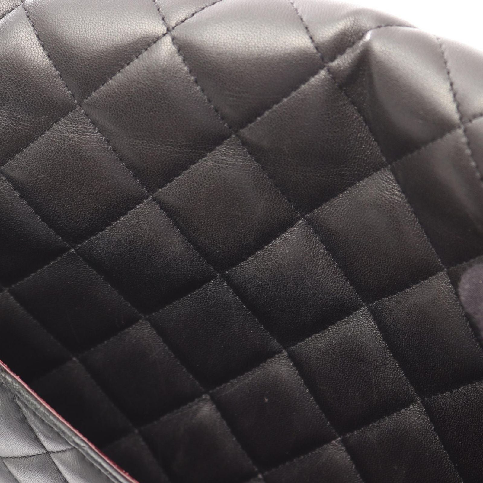 Chanel Shoulder Bag Matelasse 34 Classic Maxi W Flap A58601 Black Lambskin