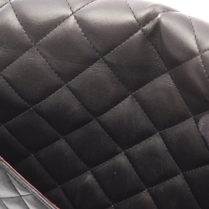 Chanel Shoulder Bag Matelasse 34 Classic Maxi W Flap A58601 Black Lambskin