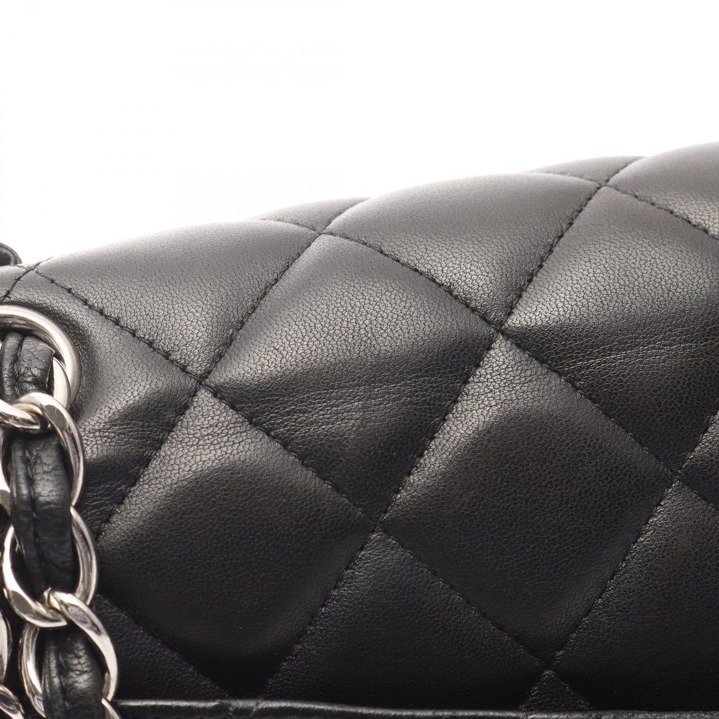 Chanel Shoulder Bag Matelasse 34 Classic Maxi W Flap A58601 Black Lambskin