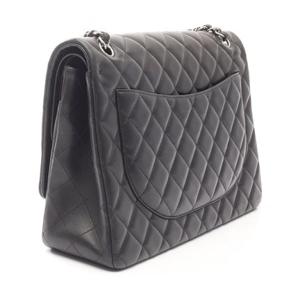 Chanel Shoulder Bag Matelasse 34 Classic Maxi W Flap A58601 Black Lambskin