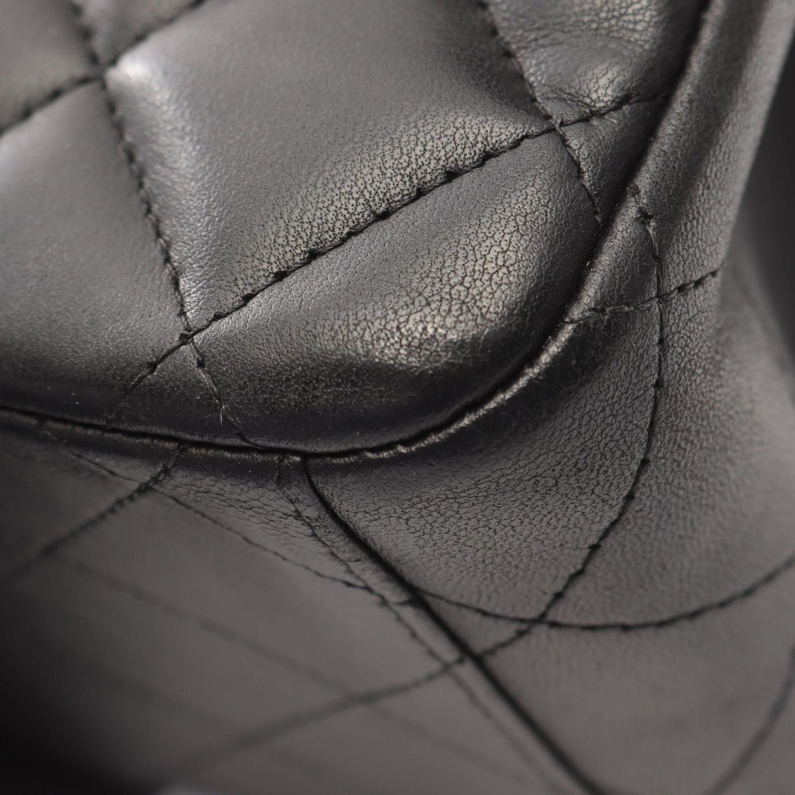 Chanel Shoulder Bag Matelasse 34 Classic Maxi W Flap A58601 Black Lambskin