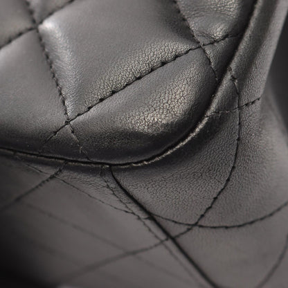 Chanel Shoulder Bag Matelasse 34 Classic Maxi W Flap A58601 Black Lambskin