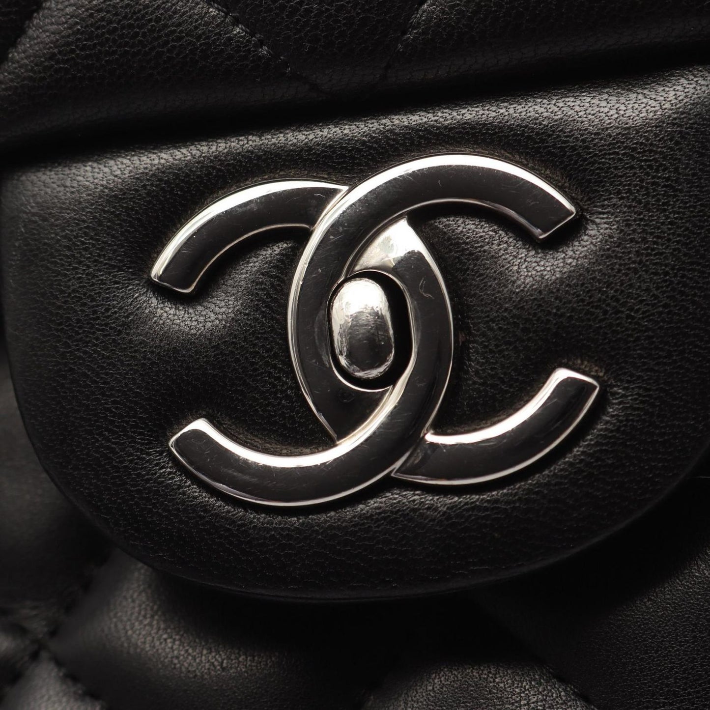 Chanel Shoulder Bag Matelasse 34 Classic Maxi W Flap A58601 Black Lambskin