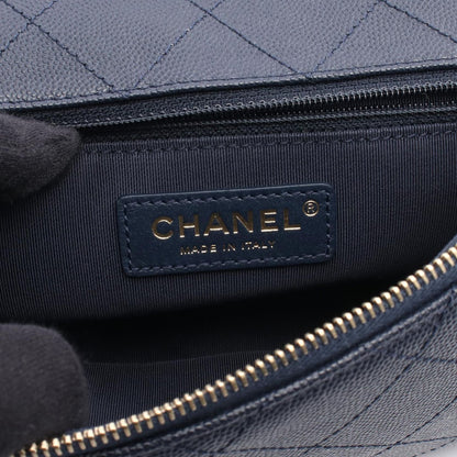 Chanel Shoulder Bag Chain Around Flap Bag As0371 Navy/blue Leather Chain Around