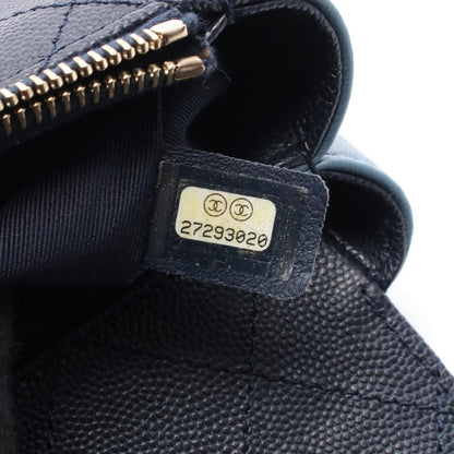 Chanel Shoulder Bag Chain Around Flap Bag As0371 Navy/blue Leather Chain Around