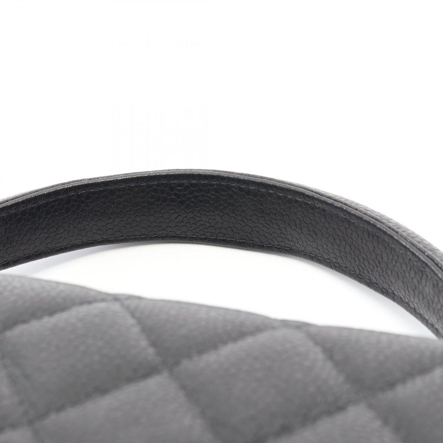 Chanel Handbag Matelasse Black Caviar Skin (grained Calf) Matelasse Handbag
