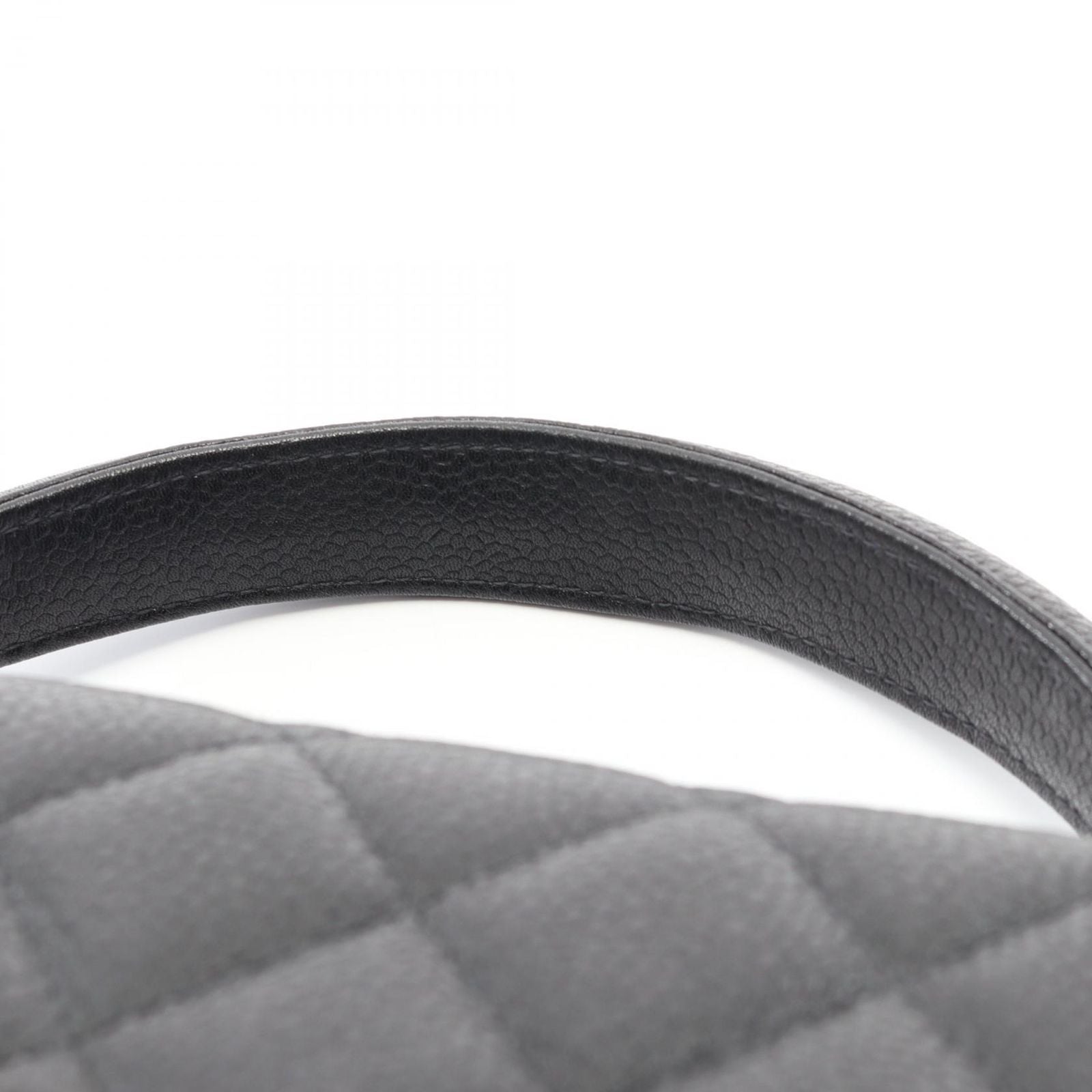 Chanel Handbag Matelasse Black Caviar Skin (grained Calf) Matelasse Handbag