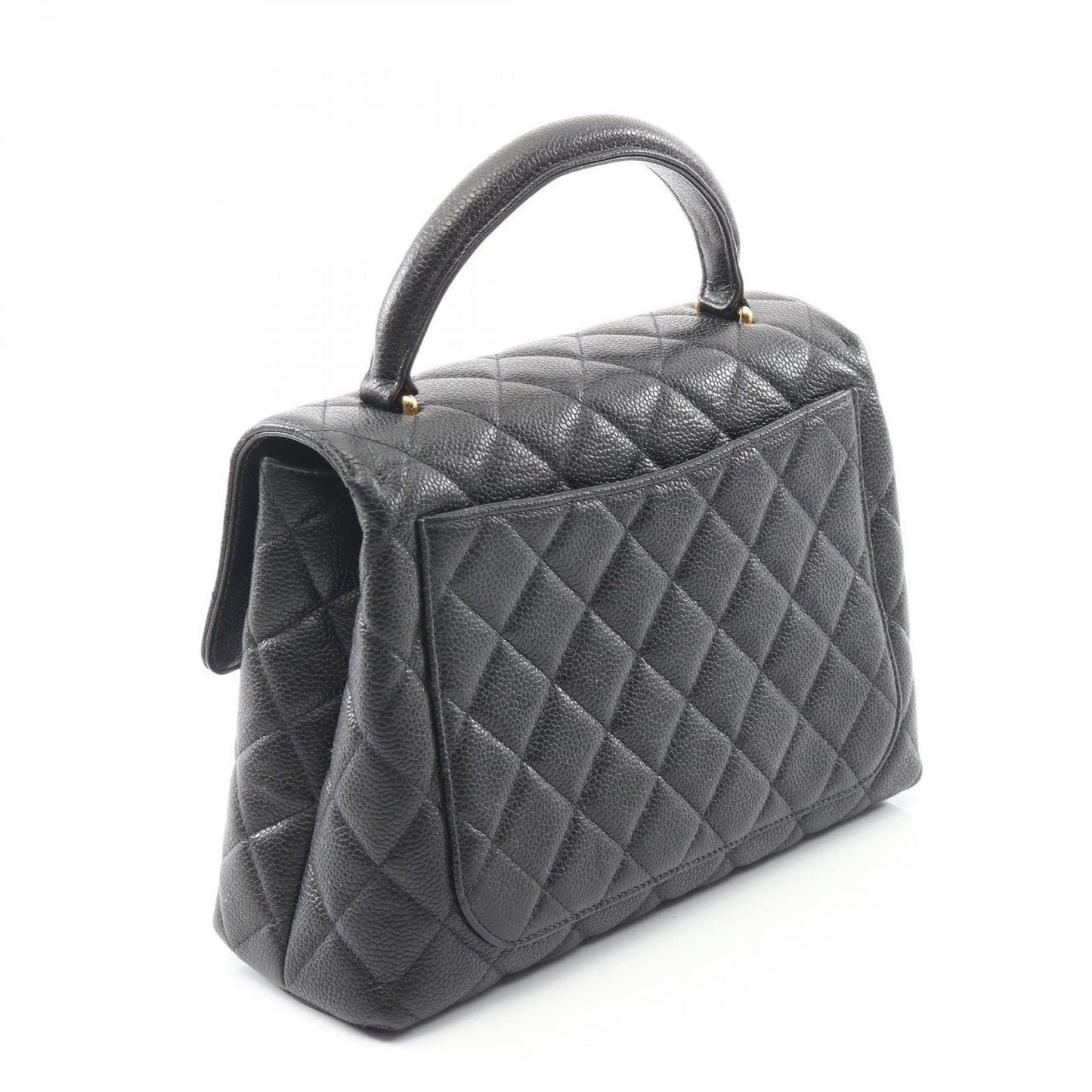 Chanel Handbag Matelasse Black Caviar Skin (grained Calf) Matelasse Handbag