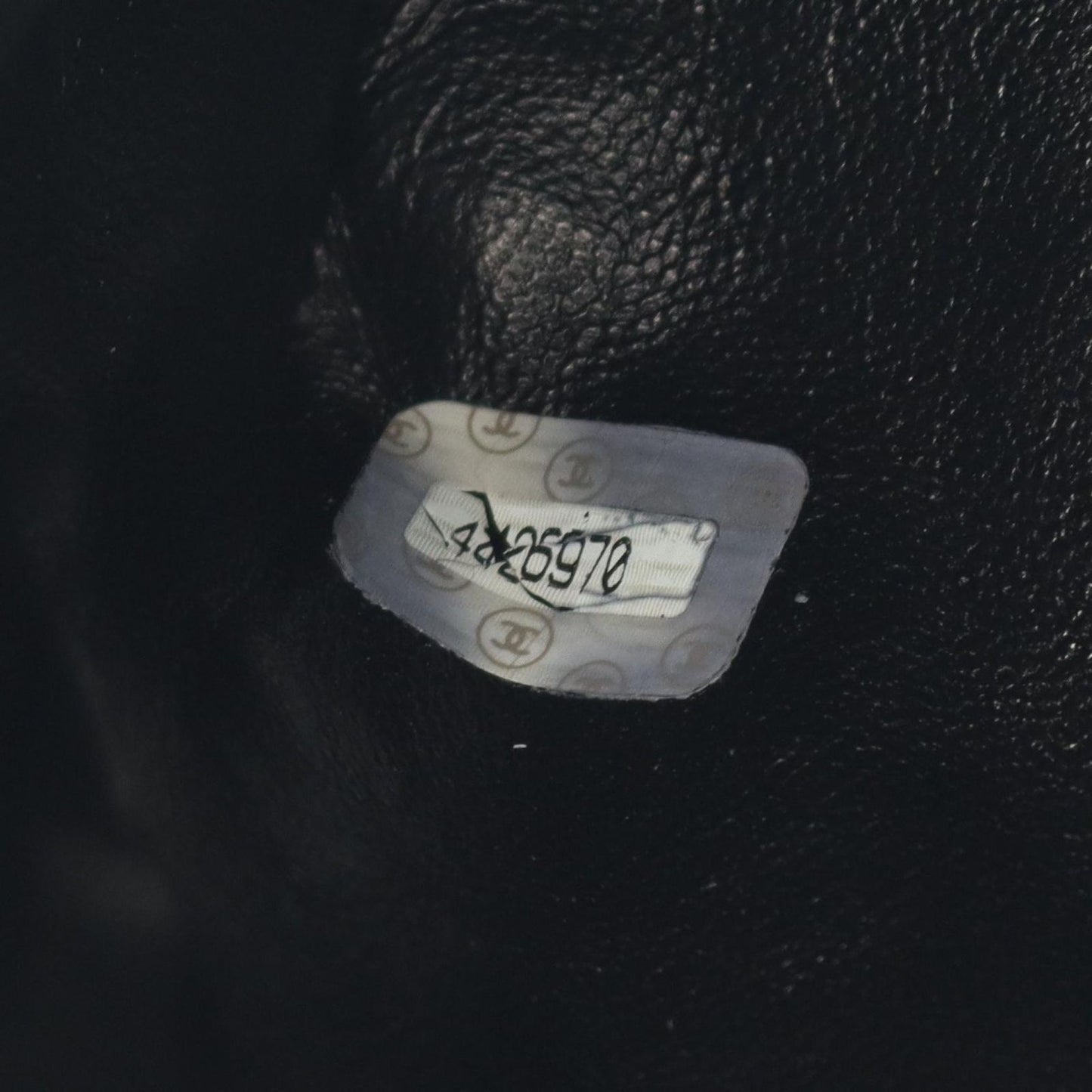 Chanel Handbag Matelasse Black Caviar Skin (grained Calf) Matelasse Handbag