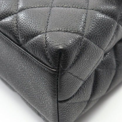 Chanel Handbag Matelasse Black Caviar Skin (grained Calf) Matelasse Handbag