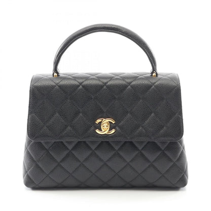 Chanel Handbag Matelasse Black Caviar Skin (grained Calf) Matelasse Handbag