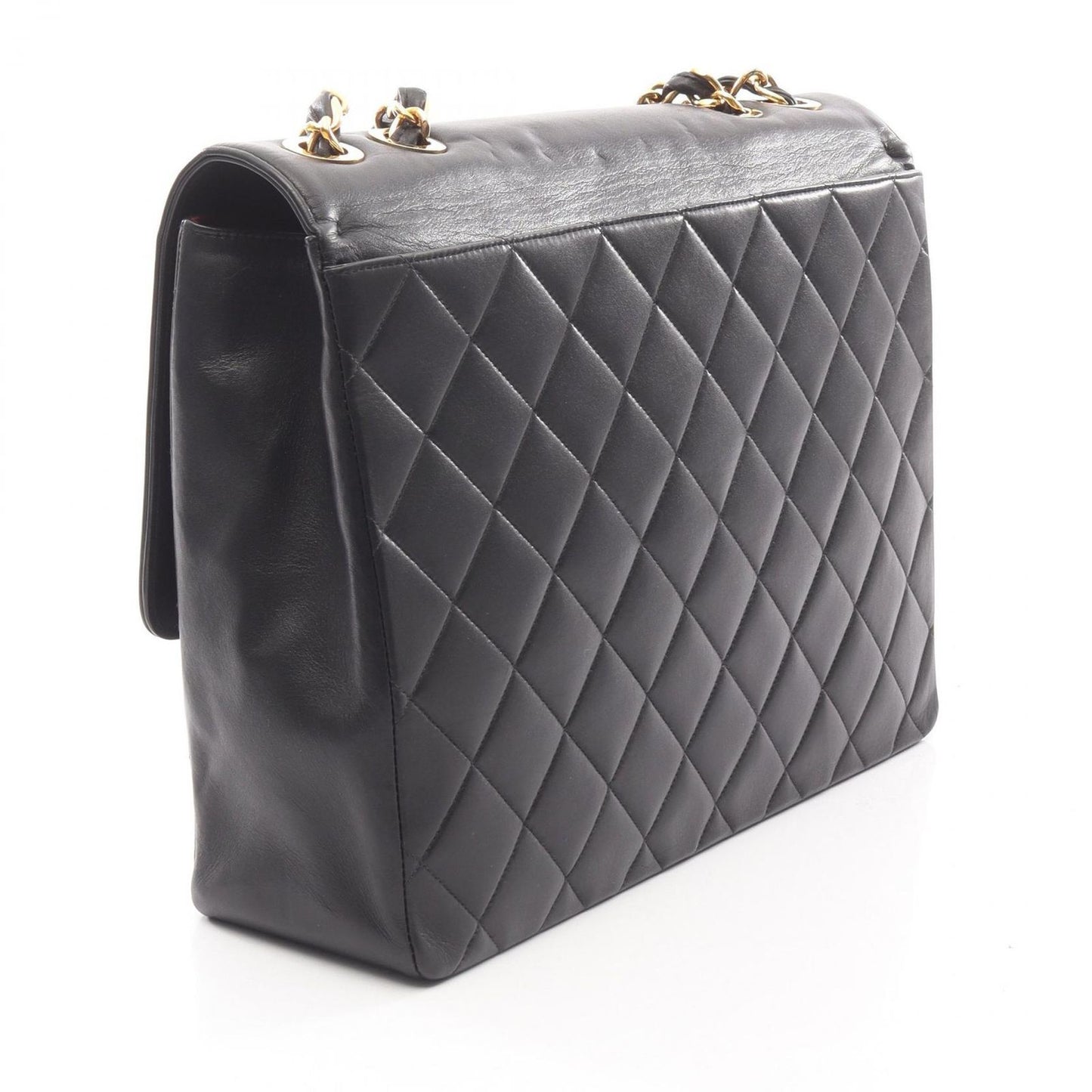 Chanel Shoulder Bag Matelasse Big Coco Mark Black Lambskin (sheep Leather) Deca