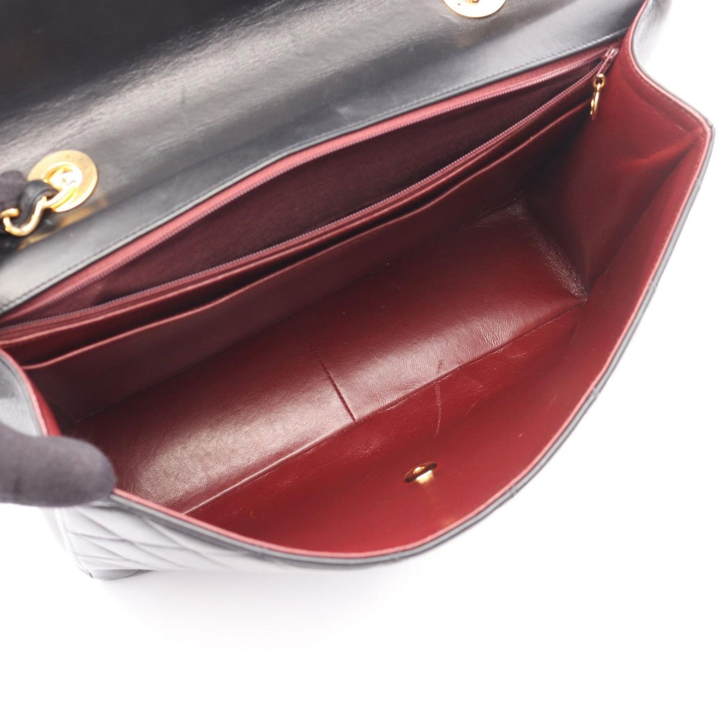 Chanel Shoulder Bag Matelasse Big Coco Mark Black Lambskin (sheep Leather) Deca