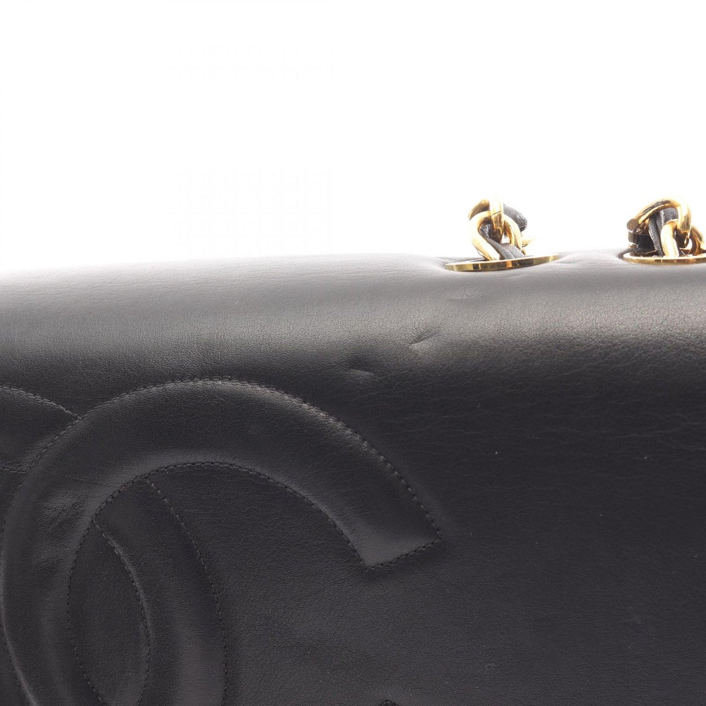 Chanel Shoulder Bag Matelasse Big Coco Mark Black Lambskin (sheep Leather) Deca