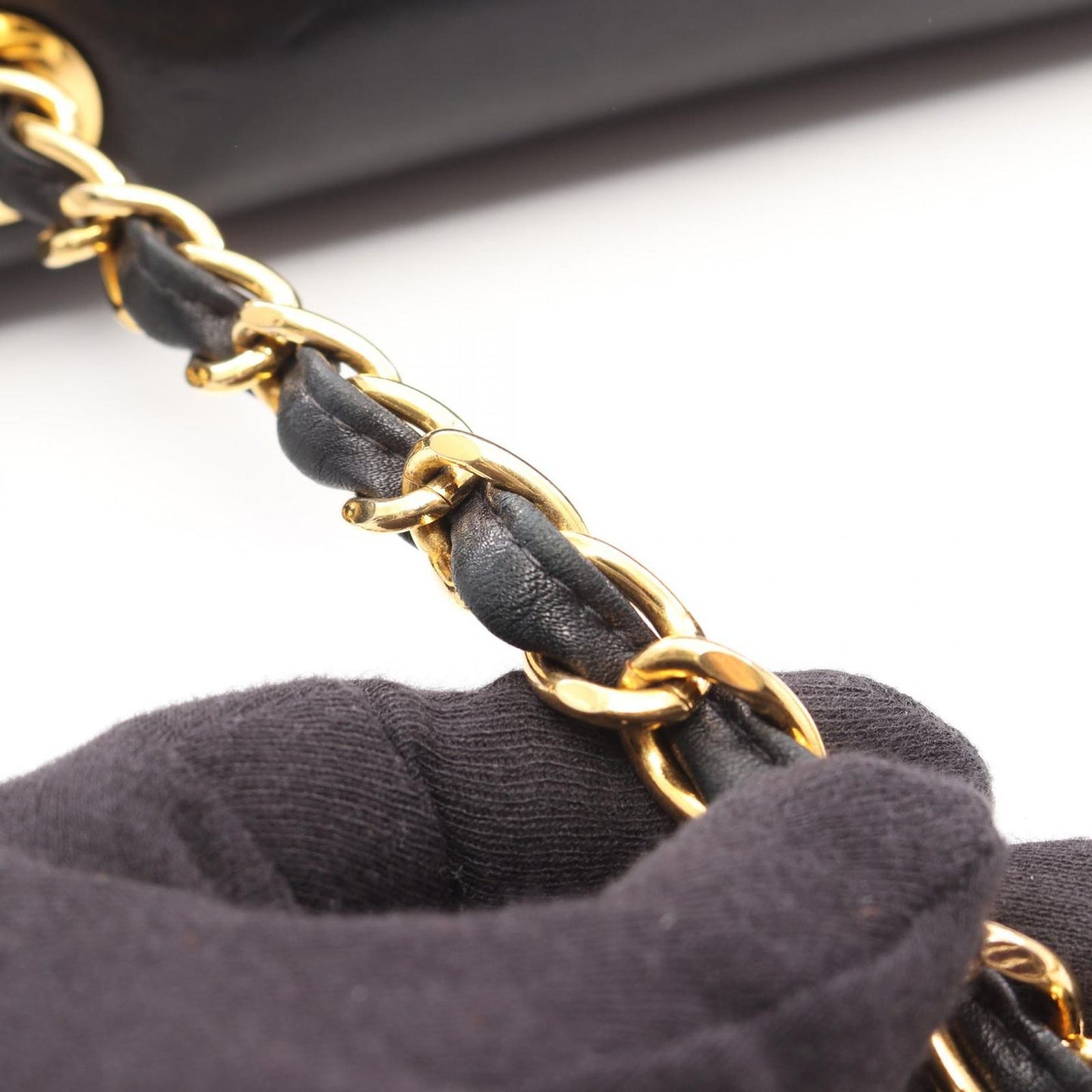 Chanel Shoulder Bag Matelasse Big Coco Mark Black Lambskin (sheep Leather) Deca