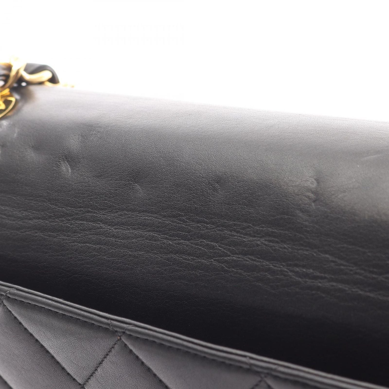 Chanel Shoulder Bag Matelasse Big Coco Mark Black Lambskin (sheep Leather) Deca