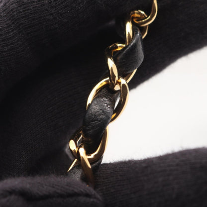 Chanel Shoulder Bag Matelasse Diana Flap Black Lambskin Matelasse Diana Chain