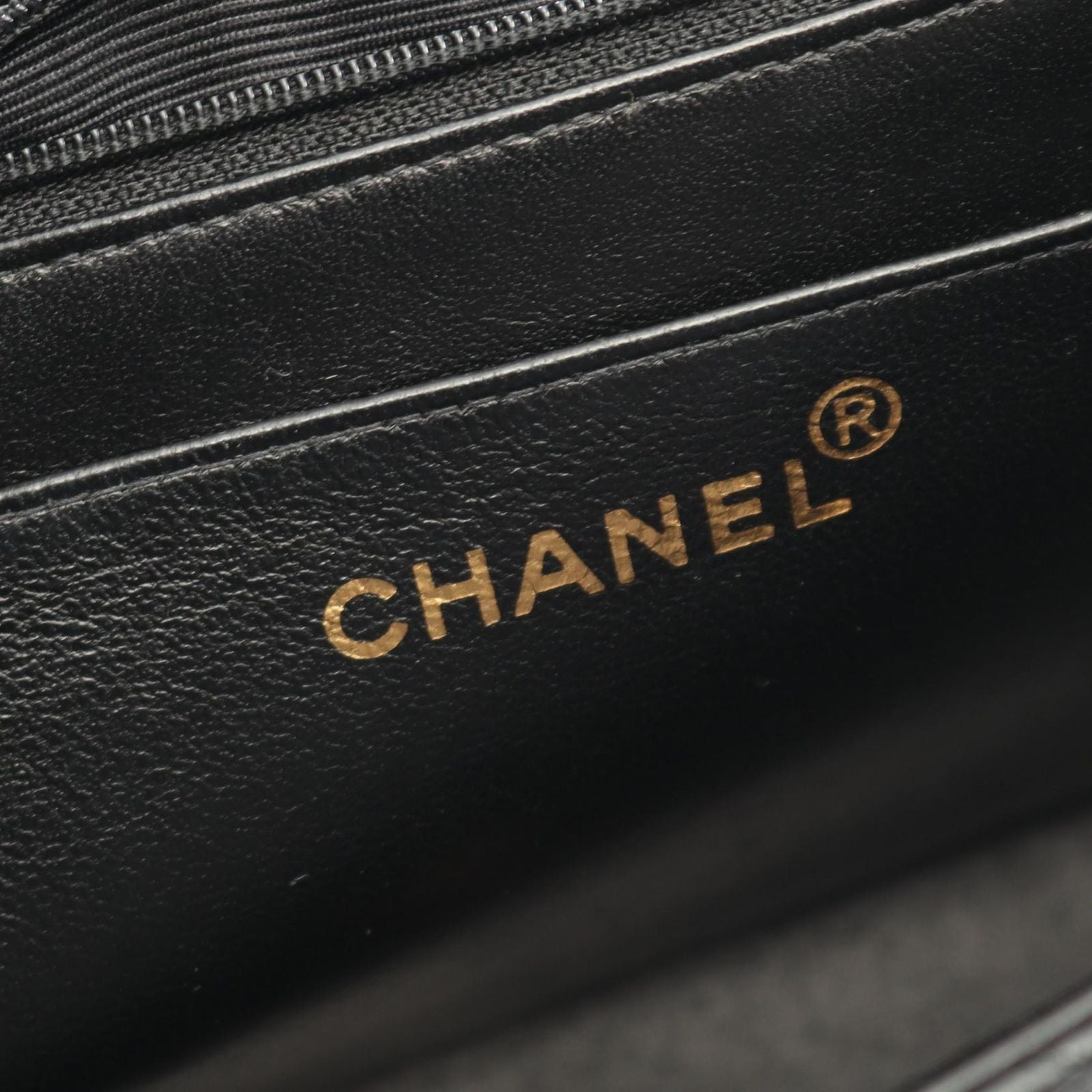 Chanel Shoulder Bag Matelasse Single Flap Black Lambskin Matelasse Single Flap