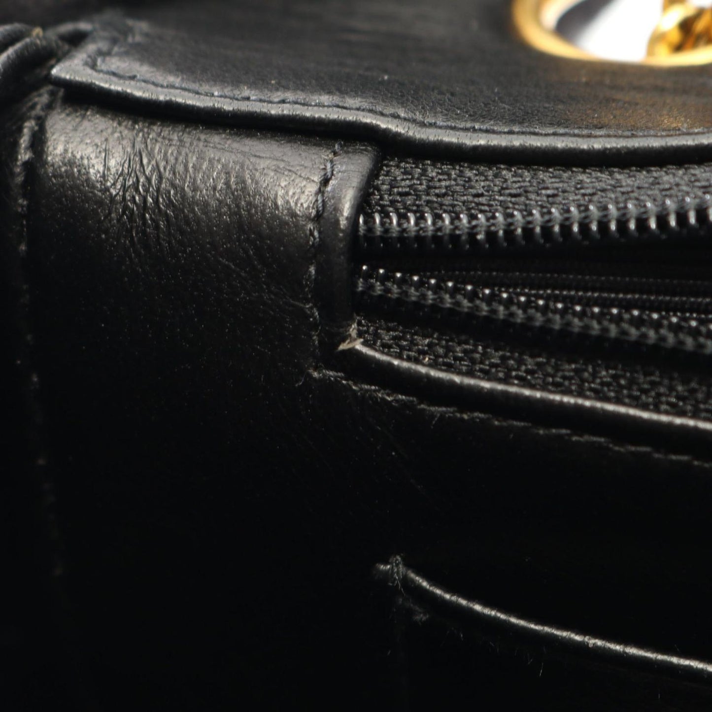 Chanel Shoulder Bag Matelasse Single Flap Black Lambskin Matelasse Single Flap